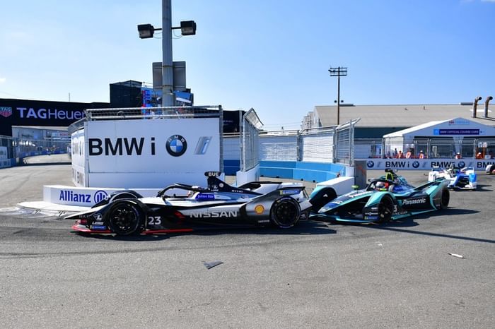 Sebastien Buemi wins frantic New York E-Prix